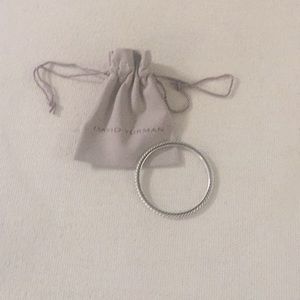 David Yurman silver bangle